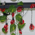 Waterproof Solar Festival Ladybug Style String Light